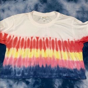 tie dye crop top